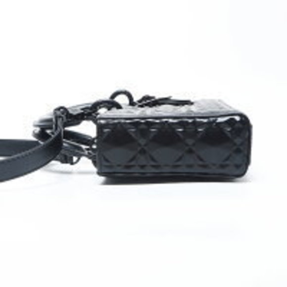 Christian Dior Lady Logo Handbag Black - Picture 2 of 12